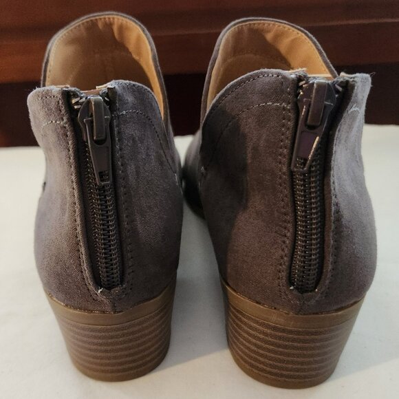 Kenneth Cole Reaction booties sz 7.5 M Shifa Skip gray EUC - Picture 5 of 8